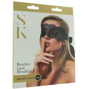 Secret Kisses Boudoir Lace Blindfold